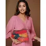 Priyaasi Leafing Love Beaded Multicolor Sling Bag, 3 image