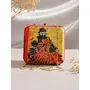 Priyaasi Maharani Multicolor Square Clutch for Women| Printed Design Ladies' Wallet | Best Gifts for Women & Girls, 3 image