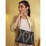 Priyaasi PU Leather Ikat Printed dle Bag for Women’s – Multipurpose Stylish Trendy Casual Ladies Handbag Purse with Adjustable Strap Magnetic Closure Maroon, 3 image