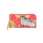 Priyaasi Red WahCow Zipper Wallet for Women's - Stylish Trendy Casual Ladies Money Purse with Card Holder Zipper Closure for Office College, 5 image