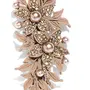 Priyaasi Flower and Leaf Design Brown Hair Clip for Women and Girls, 5 image