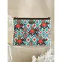 Priyaasi Royal Tropes Multicolour Zipper Pouch for Women's - Stylish Trendy Handy Casual Ladies Money Purse with Chain Closure, 2 image