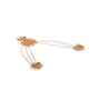 Priyaasi Golden ColorRed & Gold Coloured Stone Juda Hair Accessories for Women & Girls, 4 image