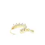 Priyaasi Elegant Nose Ring for Women & Girls| Bridal Nath for Women | Leaf Drop Design | Small | Gold Nose Ring (), 6 image