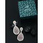 Priyaasi Teardrop Design Earrings for Women | Stylish Drop Party Earrings | Rose Gold Earrings Set for Women | Fashion Statement Earrings, 5 image