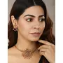 Priyaasi Studded Gold-ColorTraditional Jewellery Set for Women | Trending Temple Jewellery | Best Gifts for Women & Girls, 4 image
