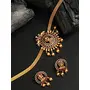 Priyaasi Studded Gold-ColorTraditional Jewellery Set for Women | Trending Temple Jewellery | Best Gifts for Women & Girls, 3 image