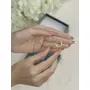 Priyaasi Elegant Nose Ring for Women & Girls| Bridal Nath for Women | Leaf Drop Design | Small | Gold Nose Ring (), 3 image
