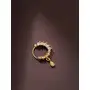 Priyaasi Elegant Nose Ring for Women & Girls| Bridal Nath for Women | Leaf Drop Design | Small | Gold Nose Ring (), 4 image