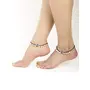 Priyaasi Evil Eye Black Beads Silver ColorAnklets for Women and Girls, 2 image