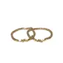 Priyaasi Golden ColorStylish Traditional Anklet for Women & Girls, 5 image