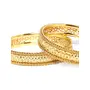 Priyaasi Gold-ColorFloral Design Traditional Coloured Stone Bangles for Women and Girls (Gold:Multi), 6 image