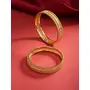 Priyaasi Gold-ColorFloral Design Traditional Coloured Stone Bangles for Women and Girls (Gold:Multi), 3 image