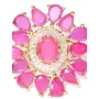Priyaasi Exclusive Floral Shaped k Colour Ring For Women And Girls, 5 image