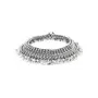 Priyaasi Traditional Silver ColorGerman Silver Payal Anklets Pair for Women & Girls, 5 image