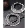 Priyaasi Traditional Silver ColorGerman Silver Payal Anklets Pair for Women & Girls, 3 image