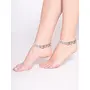 Priyaasi German Silver ColorOxidized Anklets, 8 image