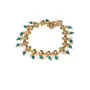 Priyaasi Gold And Green Stylish Anklet for Women & Girls, 14 image
