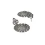 Priyaasi k Studded Floral Silver Earrings, 8 image