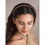 Priyaasi Multicolor Stone Gold-ColorHair Band Set of 6, 5 image