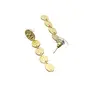 Priyaasi Hammered Golden ColorDrop Earrings for Women's and Girls - Trendy Modern Earrings Gold, 2 image
