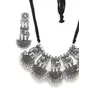 Priyaasi Triabal Elephant German Silver Jewellery Set, 11 image
