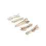 Priyaasi Stones Rose Golden ColorBow Set of 5 Hair s, 10 image