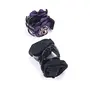 Priyaasi Purple Black Plastic Set of 2 Floral Claw Clip Hair Accessories, 14 image