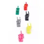 Priyaasi Multi-Color Plastic Set of 6 Claw Clip Hair Accessories, 14 image