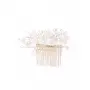 Priyaasi White Pearls Crystal Golden ColorFloral Hair , 12 image
