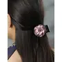 Priyaasi k Grey Plastic Set of 2 Floral Claw Clip Hair Accessories, 8 image