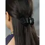 Priyaasi Purple Black Plastic Set of 2 Floral Claw Clip Hair Accessories, 11 image