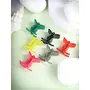 Priyaasi Multi-Color Plastic Set of 6 Claw Clip Hair Accessories, 6 image