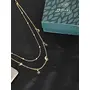 Priyaasi Golden ColorStar & Crescent Charm Necklace, 6 image