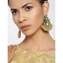 Priyaasi Traditional Green & Blue Peacock Design Gold-ColorDrop Earrings For Women and Girls, 8 image
