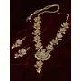 Priyaasi Gold-ColorKundan Studded Jewellery Set with Bead Drop, 11 image