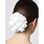 Priyaasi White Flowers Hair Accessory Set for Women and Girls, 3 image