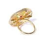Priyaasi Brass and Cubic Zirconia Ring for Women & Girls (Gold), 8 image