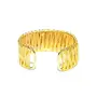 Priyaasi k & Black Gold-ColorKundan-Studded Handcrafted Cuff Bracelet, 8 image