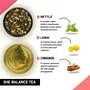 TEACURRY PCOS PCOD Tea (1 Month Pack 100 Grams Loose) + Infuser - Helps with Hormone and - Green Tea Pcod Pcos Women - She Balance Tea, 5 image