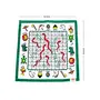 Desi Toys Dashavatar Snakes and Lers/Saap Seedi | Canvas Fabric Board | Indian Mythological Themed | Strategy Board Games | 15"x15" Play Mat | Family Games for Adults and | Ideal Gift, 9 image