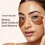 mCaffeine Coffee Hydrogel Under Eye Patches For Dark Circles & Puffiness Reduction | Caffeine & Hyaluronic Acid | Cooling Eye Patches With Moisture-Lock Technique For 2X Hydration - 30 Pairs | 90G, 2 image