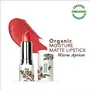 Organic Harvest Moisture Matte Lipstick - Warm Apricot 4gm, 3 image