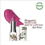 Organic Harvest Moisture Matte Lipstick - Red Wine 4gm, 2 image