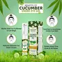 HIMALAYAN Organics Cucumber Under Eye Gel With Cooling Massage Roller For Dark Circles Fine Lines & Puffy Eyes With Vitamin E & Castor Oil - 15ml, 4 image