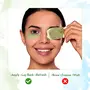 Mamaearth Green Tea Under Eye Patches with Green Tea & Collagen for Puffy Eyes Hydrogel under eye patches with instant cooling serum - 30 Pairs (60 Pieces), 4 image
