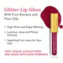 Daughter Earth Glitter Lip Gloss | Vitamin E Plant Based Flavoured Lip Coat For Women | Hydrating & Plump Lips | Aromatic Super Glossy & Moisturises The Skin With Skin Loving Nutrients, 4 image