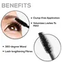 RENEE Volumax Mascara Black 10ml | Quick Dry Waterproof Long Lasting Weightless Formula | Volumizes Lengthens & Conditions the Lashes With Intense Color | 360 - Degree Wand for Clump Free Application, 3 image
