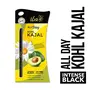 Iba All Day Kohl Kajal Jet Black 0.35g | For Eye Makeup l 24 Hr Long Stay | Smudge Proof & Waterproof Eye Makeup | Deep Matte Finish | Enriched with Avocado Extracts & Vitamin E | 100% Natural Vegan & Cruelty Free, 3 image