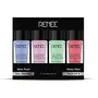 Renee Gloss Touch Nail Paint Set of 4 Quick Drying Nail Polish Glossy Gel Finish Nail Kit | Highly Pigmented & Long Lasting Nail Enamel Chip Resistance 5ml Each Gift Set for Women N04 Vacay Vibes, 5 image